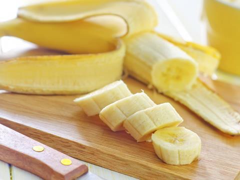 chopped bananas