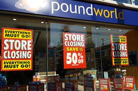 Poundworld closing down sale