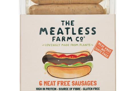 Meatless farm sausage