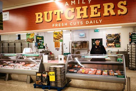 Morrisons butcher deli meat aisle