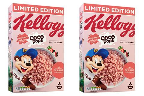 Strawberry coco pops