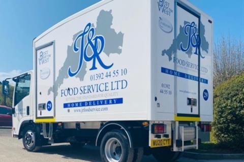 J&R home delivery van