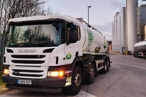 Arla Tanker at Stourton