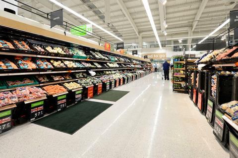 Asda Grantham plastic veg