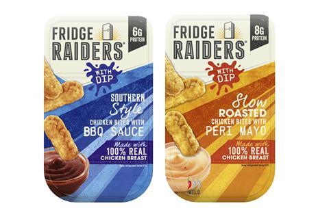 Fridge Raiders chicken bites with dip