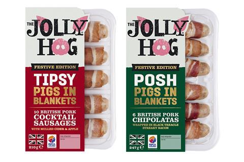 Jolly Hog pigs in blankets