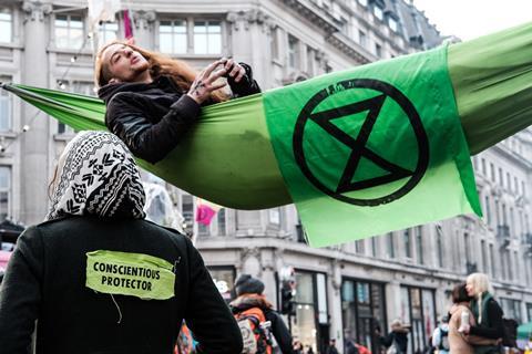 extinction rebellion climate change protest