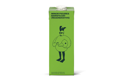 Carton of Minor Figures Regenerative oat milk