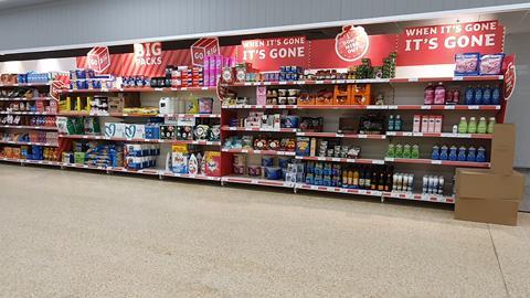 Sainsburys offer aisle