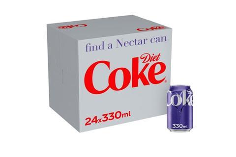 Find a Nectar Can Diet Coke