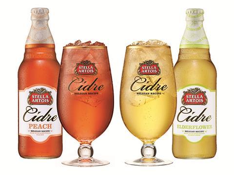 Stella Artois Cidre Peach and Elderflower