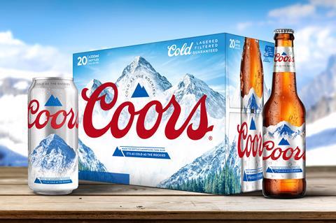 Coors new packaging 1 can