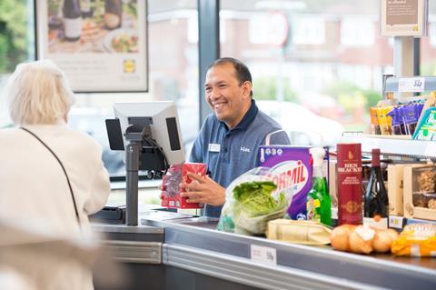 Lidl checkout staff