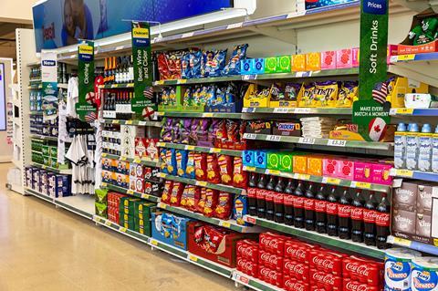 Tesco Streatham aisle