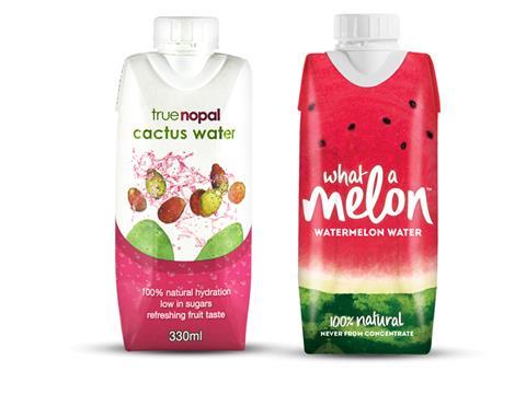 cactus water and melon water