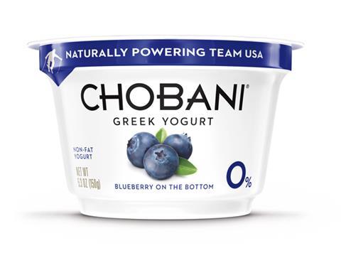 Chobani Olympics yoghurt