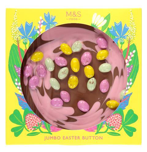 Jumbo Easter Button, £5