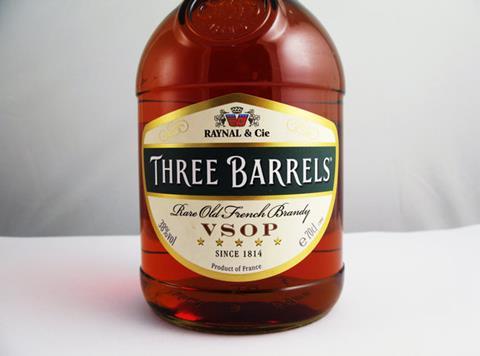 three barrels