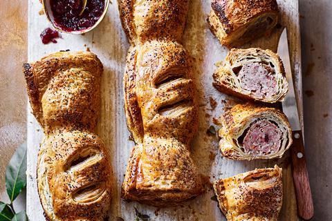 Waitrose pork and Pancetta Christmas Cracker