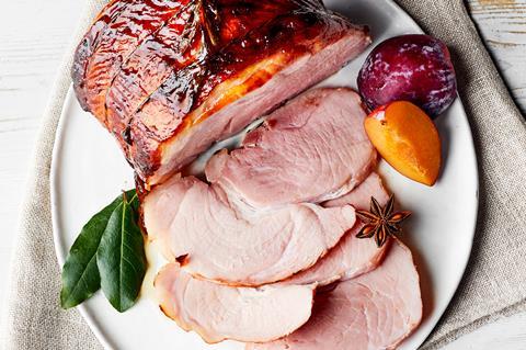 Waitrose Honey Cured Gammon with Plum Ginger Glaze