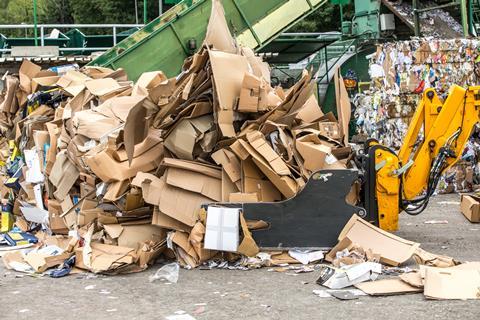 Paper cardboard waste GettyImages-871137010