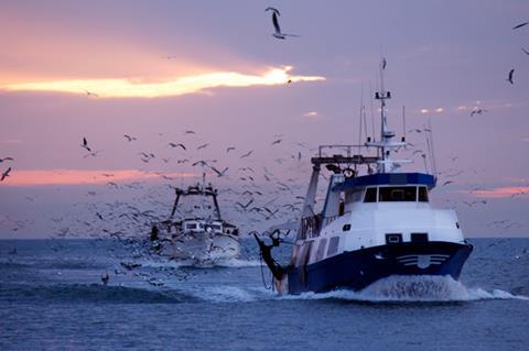 Fishing trawler boat