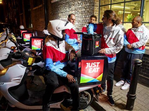Just Eat delivery scooters