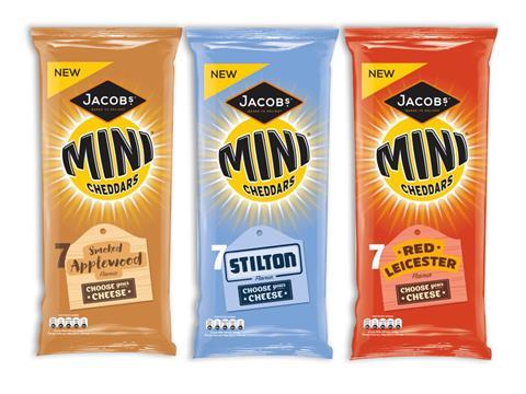 Jacob's Mini Cheddars new variants trio