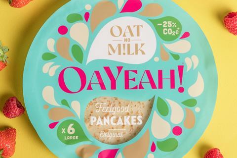 BakeAway OaYeah dairy-free pancakes