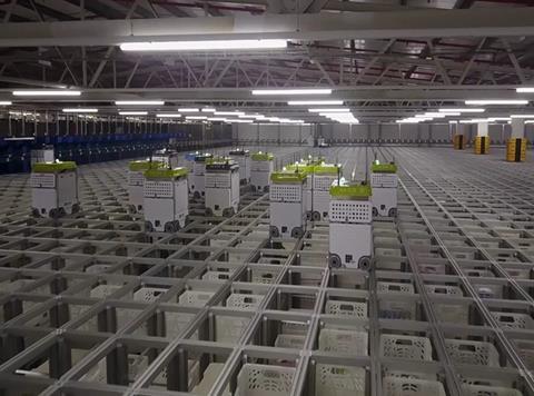 ocado andover robots