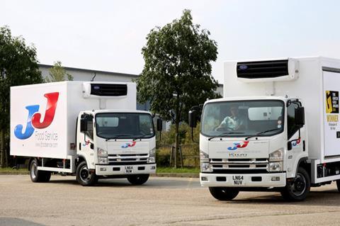 jj foodservice lorries