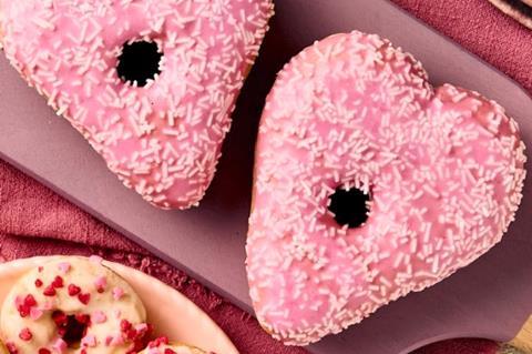 Valentines' Jam & Cream Doughnuts