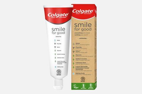colgate smile for good recyclable tube