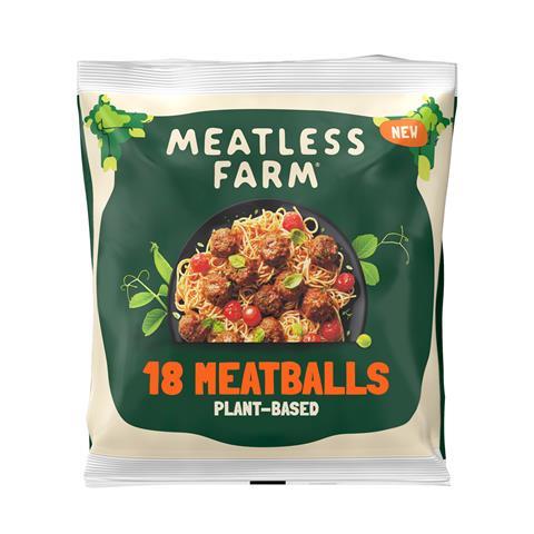 Meatless Farm frozen meatballs