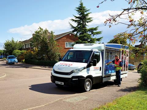 Tesco delivery van