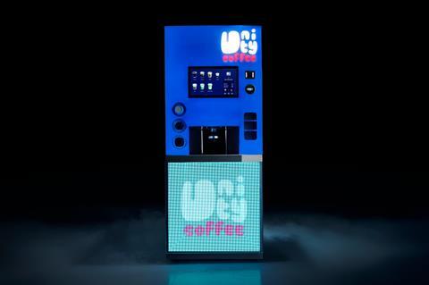 Unity coffee machine web