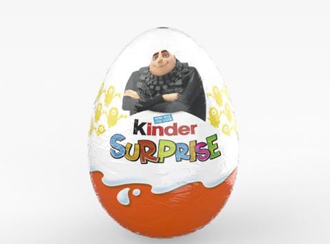 Kinder Surprise egg for Despicable Me - Gru variant