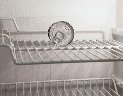 Empty fridge