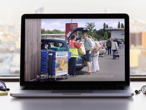 Tesco same day click and collect ad