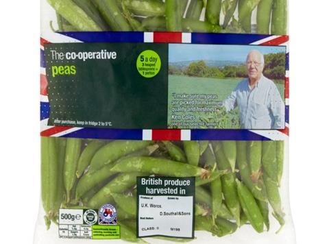 co-op british peas