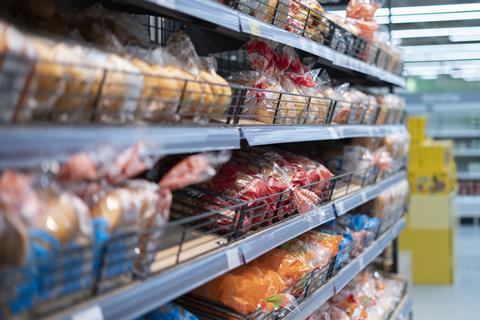 Bread bakery shelf aisle