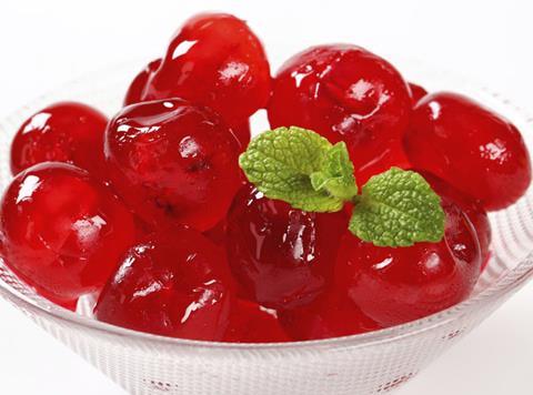 glace cherries