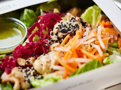 pret a manger bang bang chicken salad