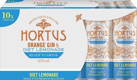 Lidl Hortus Premium Orange & Gin & Diet Lemonade