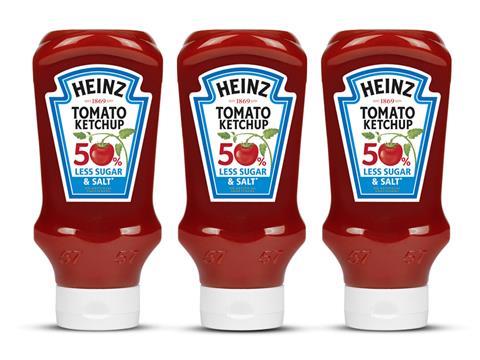 Heinz 50% Less sugar & salt