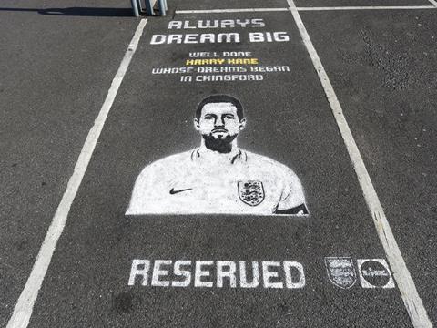 lidl harry kane parking space