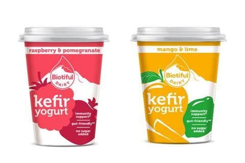 Biotiful kefir yoghurts