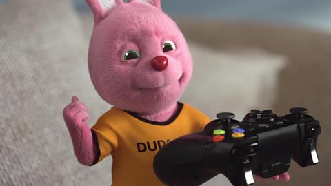 Duracell Bunny with Game Controller