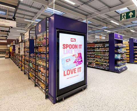 Sainsbury's digital screens