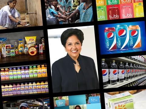 Indra Nooyi montage Pepsico